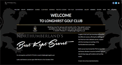 Desktop Screenshot of longhirstgolf.co.uk